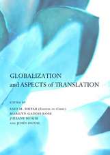 Globalization and Aspects of Translation