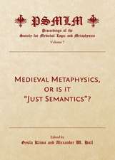 Medieval Metaphysics, or Is It 