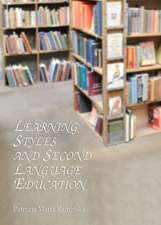 Learning Styles and Second Language Education