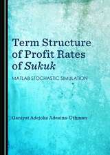 Term Structure of Profit Rates of Sukuk: MATLAB Stochastic Simulation