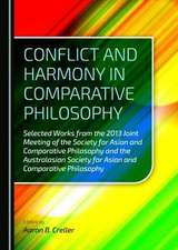 Conflict and Harmony in Comparative Philosophy