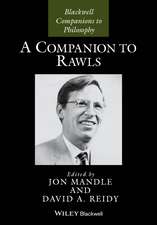 A Companion to Rawls