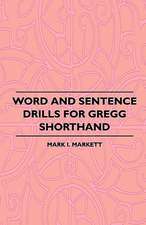 Word And Sentence Drills For Gregg Shorthand