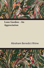 Leon Gordon - An Appreciation