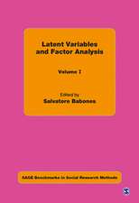 Latent Variables and Factor Analysis