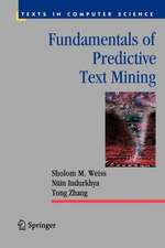 Fundamentals of Predictive Text Mining