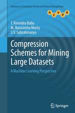 Compression Schemes for Mining Large Datasets: A Machine Learning Perspective