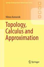 Topology, Calculus and Approximation