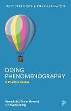 Doing Phenomenography