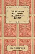 Culbertson System of Playing Gin Rummy