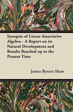 Synopsis of Linear Associative Algebra - A Report on its Natural Development and Results Reached up to the Present Time