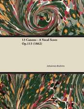 13 Canons - A Vocal Score Op.113 (1862)