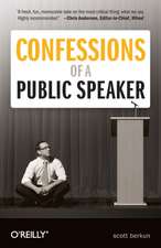 Confessions of a Public Speaker 