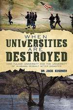 When Universities Are Destroyed