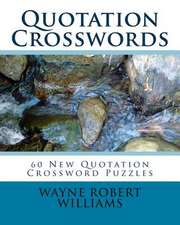 Quotation Crosswords