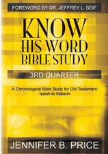 Know His Word Bible Study