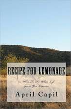 Recipe for Lemonade