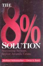 The 8% Solution: Preventing Serious, Repeat Juvenile Crime