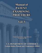 Manual of Patent Examining Procedure (Vol.3)