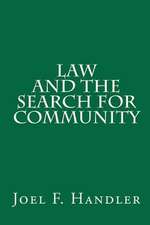 Law and the Search for Community