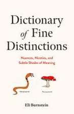 Dictionary of Fine Distinctions