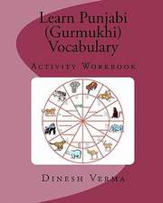 Learn Punjabi (Gurmukhi) Vocabulary Activity Workbook