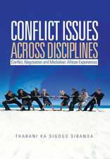 Conflict Issues Across Disciplines