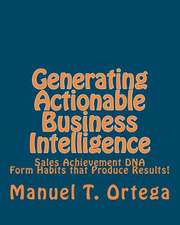 Generating Actionable Business Intelligence