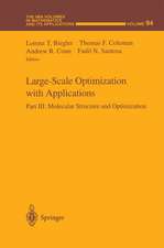 Large-Scale Optimization with Applications: Part III: Molecular Structure and Optimization