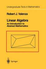 Linear Algebra: An Introduction to Abstract Mathematics