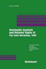 Stochastic Analysis and Related Topics VI: Proceedings of the Sixth Oslo—Silivri Workshop Geilo 1996