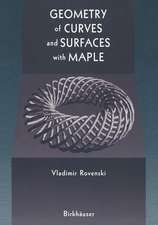 Geometry of Curves and Surfaces with MAPLE