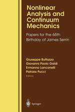 Nonlinear Analysis and Continuum Mechanics: Papers for the 65th Birthday of James Serrin