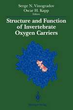 Structure and Function of Invertebrate Oxygen Carriers