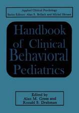 Handbook of Clinical Behavioral Pediatrics