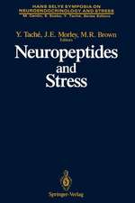 Neuropeptides and Stress: Proceedings of the First Hans Selye Symposium, Held in Montreal in October 1986