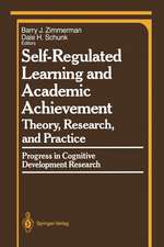 Self-Regulated Learning and Academic Achievement: Theory, Research, and Practice