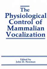 The Physiological Control of Mammalian Vocalization