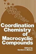 Coordination Chemistry of Macrocyclic Compounds