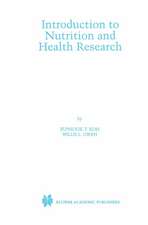 Introduction to Nutrition and Health Research