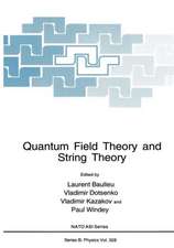 Quantum Field Theory and String Theory