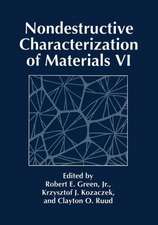 Nondestructive Characterization of Materials VI