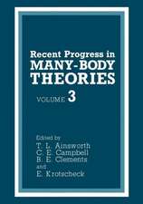 Recent Progress in Many-Body Theories: Volume 3