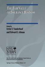 The Fair Value of Insurance Business