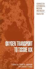 Oxygen Transport to Tissue XIX