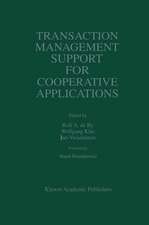 Transaction Management Support for Cooperative Applications