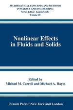 Nonlinear Effects in Fluids and Solids