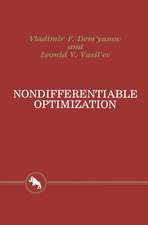 Nondifferentiable Optimization