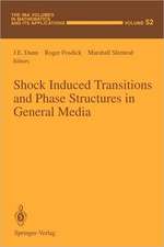 Shock Induced Transitions and Phase Structures in General Media