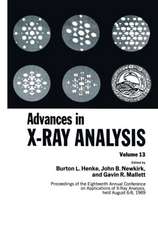 Advances in X-Ray Analysis